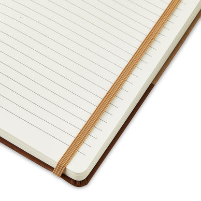 Pen+Gear Simulated Leather Journal, Brown, 6 in x 8 in, 256 Ruled Pages